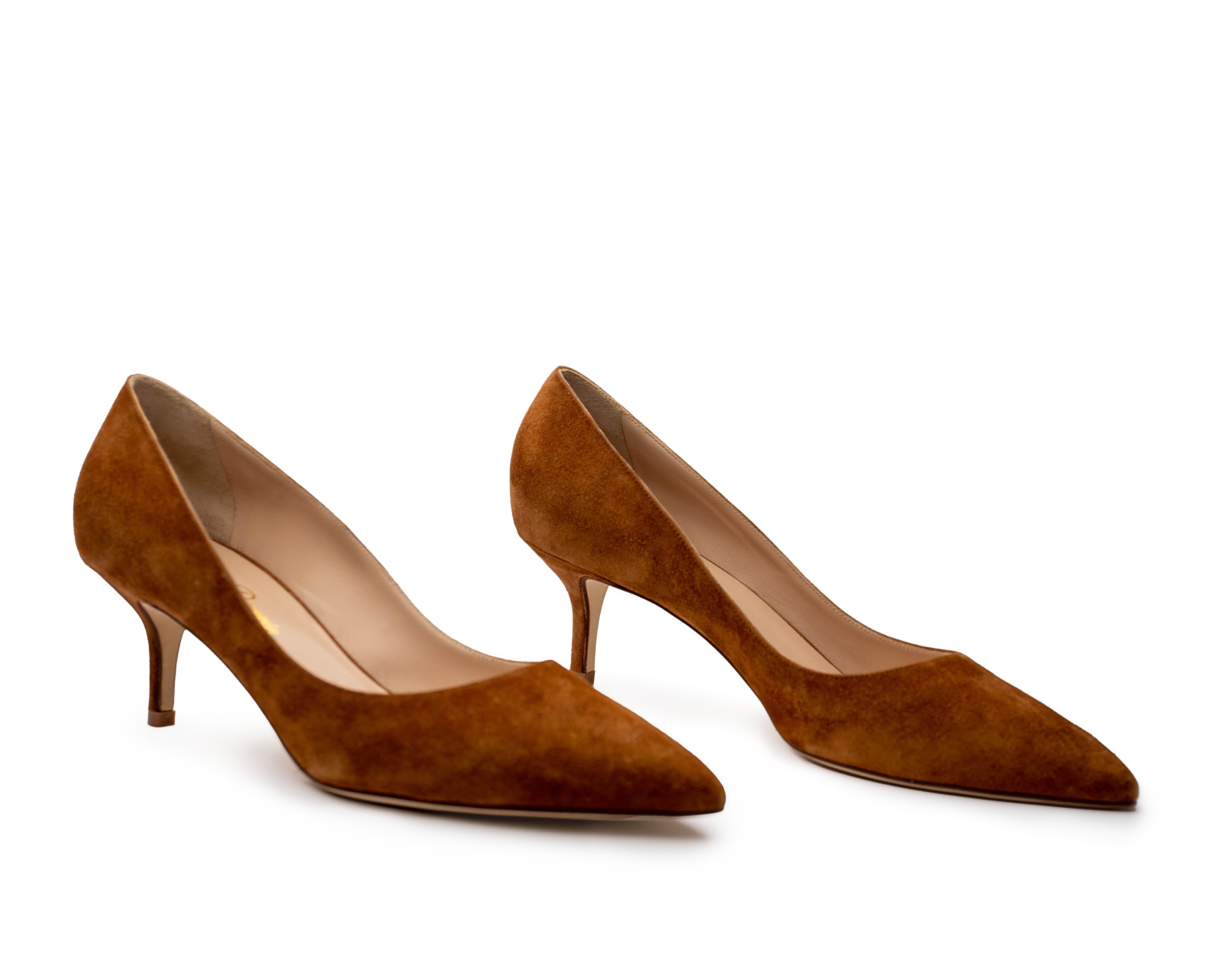 Luisa 35 leather pumps in brown - The Row | Mytheresa